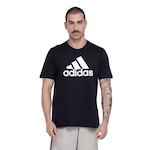 Camiseta Masculina adidas Manga Curta Big Logo PRETO