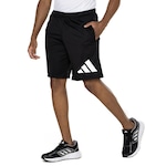 Bermuda Masculina adidas Logo PRETO/BRANCO