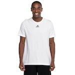 Camiseta Masculina adidas Manga Curta Small Logo BRANCO