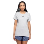 Camiseta Feminina adidas Small Logo CINZA