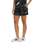 Short Feminino adidas All Over Print CINZA/PRETO