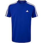 Camiseta Infantil adidas 3 Stripes Essential AZUL/BRANCO