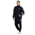 Conjunto de Agasalho Masculino adidas 3 Stripes PRETO