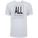 Camiseta Masculina Puma Manga Curta All Effort Slogan BRANCO