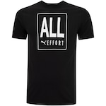 Camiseta Masculina Puma Manga Curta All Effort Slogan PRETO