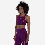 Top Fitness sem Bojo ASICS Alta Sustentação Sound Mind Roxo Esc/Laranja