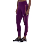 Calça Legging Feminina ASICS Sound Mind Roxo Esc/Laranja