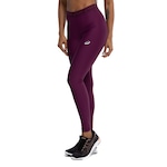 Calça Legging ASICS Média Compressão Run Cós Baixo ROXO ESCURO