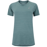 Camiseta Feminina ASICS Manga Curta Sound Mind II AZUL CLARO