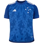 Camisa do Cruzeiro I 24 adidas Infantil Torcedor AZUL