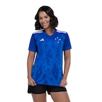 Camisa do Cruzeiro I 24 adidas Feminina Torcedor AZUL