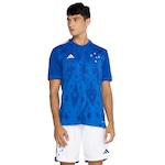 Camisa do Cruzeiro I 24 adidas Masculina Torcedor AZUL