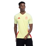 Camisa da Seleção da Espanha II 24 adidas Masculina Torcedor AMARELO CLARO