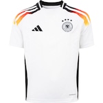 Camisa Seleção da Alemanha I 23 adidas Infantil Torcedor BRANCO