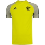 Camisa de Treino do Flamengo 24 adidas Masculina Comissão AMARELO CLARO