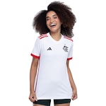 Camisa do Flamengo II 24 adidas Feminina Torcedor BRANCO