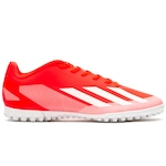 Chuteira Society adidas X Crazyfast Club Adulto VERMELHO