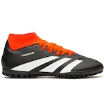 Chuteira Society adidas Predator 24 Club Sock - Adulto PRETO