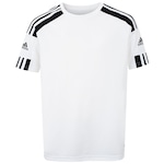 Camiseta Infantil adidas Manga Curta Squadra 21 BRANCO