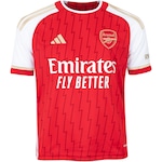 Camisa do Arsenal I 23 adidas Infantil Torcedor VINHO