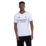 Camisa do Real Madrid I 23/24 adidas Masculina Jogador BRANCO