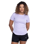 Camiseta Feminina Nike Manga Curta Dri-Fit Fast SS Lilas