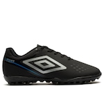 Chuteira Society Umbro Adamant Top Speed Júnior PRETO/CINZA