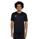 Camiseta Masculina Umbro Manga Curta Legacy PRETO