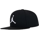 Boné Jordan Nike Aba Reta Snapback Pro Cap S FB Jumpman Adulto PRETO