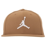 Boné Jordan Nike Aba Reta Snapback Pro Cap S FB Jumpman Adulto MARROM