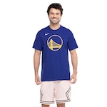 Camiseta do Golden State Warriors Nike Masculina Logo1 SS AZUL