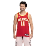 Camiseta Regata do Atlanta Hawks Nike Masculina Dri-Fit Icon 23 VERMELHO