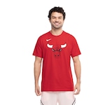 Camiseta do Chicago Bulls Nike Masculina Essentials Logo SS VERMELHO