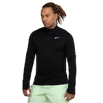 Camiseta Nike Manga Longa Dri-fit Element Top Half Zip PRETO