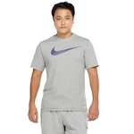 Camiseta Masculina Nike Dri-Fit Tee 2 Yr Swoosh CINZA CLARO