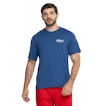 Camiseta Masculina Nike Manga Curta Dri-Fit UV Hyverse SS GX AZUL