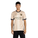 Camisa do PSG IV 23 Nike Torcedor Masculina MARROM CLARO