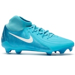 Chuteira de Campo Nike Phantom Luna II Adulto AZUL CLA/BRANCO