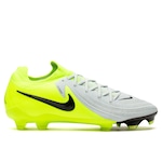 Chuteira de Campo Nike Phantom GX II Pro Adulto Verde/Prata