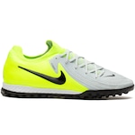 Chuteira Society Nike Phantom GX II Pro Adulto Verde/Prata