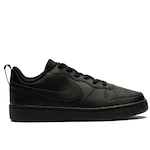 Tênis Nike Court Borough Low Recraft Júnior Preto/Preto