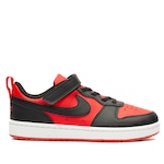 Tênis Nike Court Borough Low Recraft - Júnior Vermelho/Preto