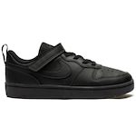 Tênis Nike Court Borough Low Recraft - Júnior Preto/Preto