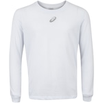 Camiseta Infantil ASICS Manga Longa Cava Tradicional BRANCO