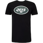 Camiseta do New York Jets New Era NFL Masculina Basic PRETO