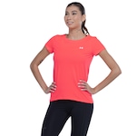 Camiseta Feminina Under Armour Manga Curta HG VERMELHO