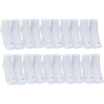 Kit 10 Pares de Meias Respirável Invisível Tamanho 34-38 Casual Oxer Adulto BRANCO