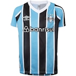 Camisa do Grêmio I 24 Umbro Juvenil Torcedor AZUL/PRETO