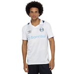 Camisa do Grêmio II 24 Umbro Masculina Torcedor BRANCO/AZUL