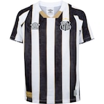 Camisa do Santos II 24 Umbro Juvenil Torcedor PRETO/BRANCO